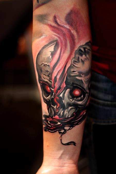 Tattoos - Skull tattoo, Antonio Proietti - 116261